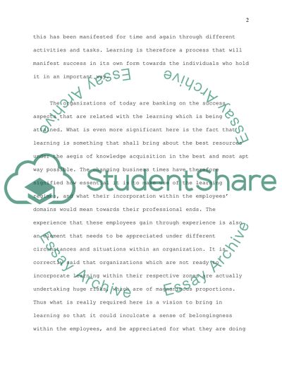 Learning as the Process of Acquiring Knowledge