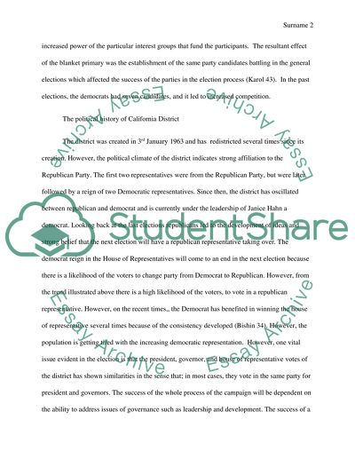 Republican Candidate Opportunity for Success