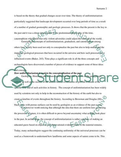 The Concept of Uniformitarianism