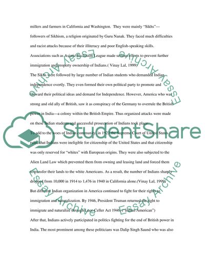 Asian Indians Community of US