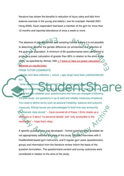 Balance Training in Recreational Gym Users