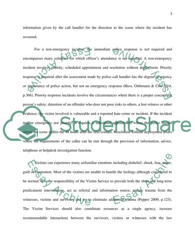 Policing and the Force Control Room