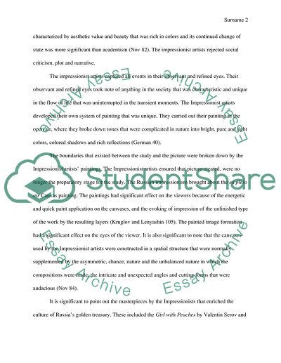 Art History - Russian Impressionism