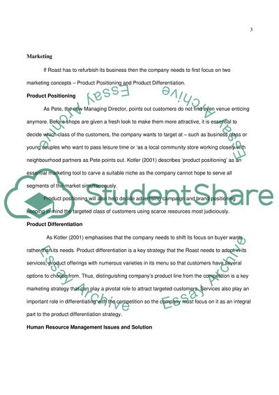 Roast Plc - the UK Coffee Chain