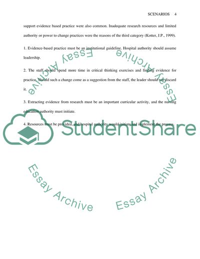 Nursing Leading Change in Practice and Alterations in Child Health