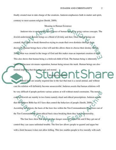 Judaism and the Meaning in Various Things: Human Existence and Justice