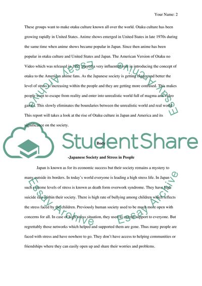 Otaku in Japan and America