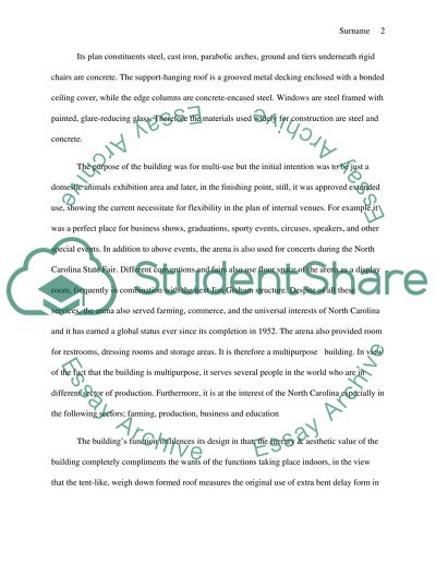 Analyzing a building or architecture based on several questions, see them in the uploaded file