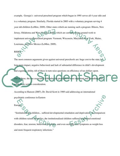 When do kids go to preschool image