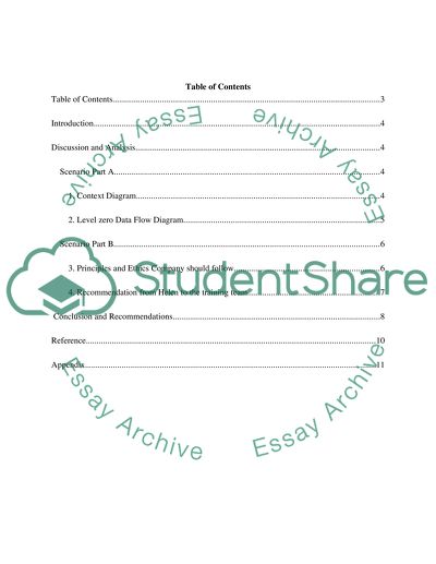Information Systems Perspective Using Data Flow Diagrams