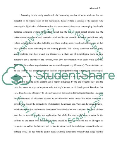 Multimodles in Education