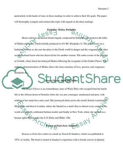 Euripedes, Medea- Desert Flower- Woman At point Zero