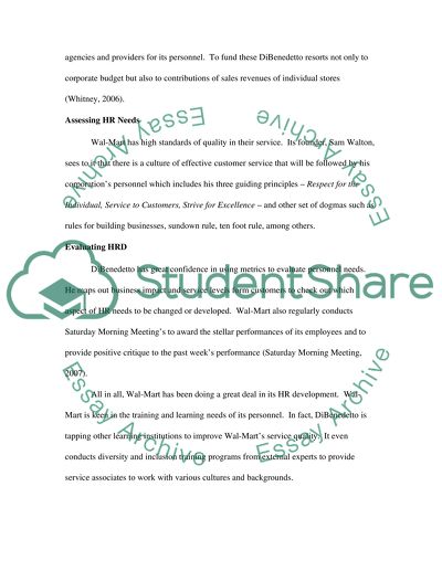 United States Human Resources - Training and Development