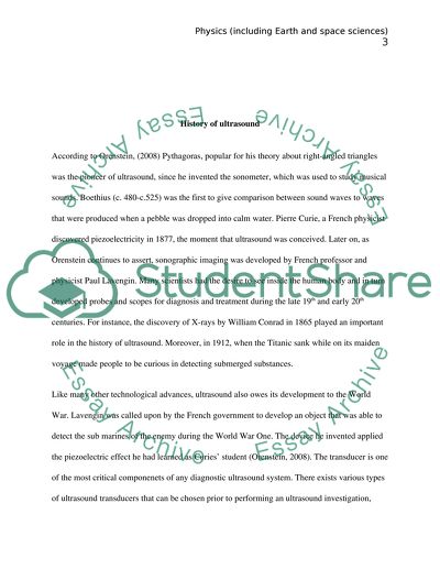 A history of ultrasound physics and the properties of the transducer