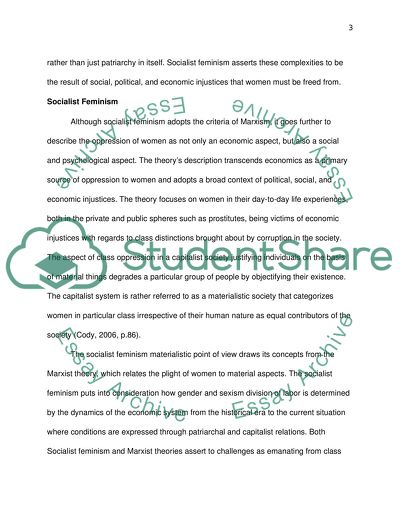 The Concept of Socialist Feminism