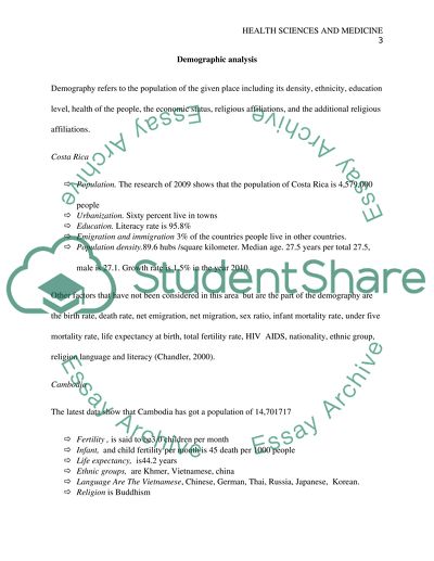 Costa Rica and Cambodia