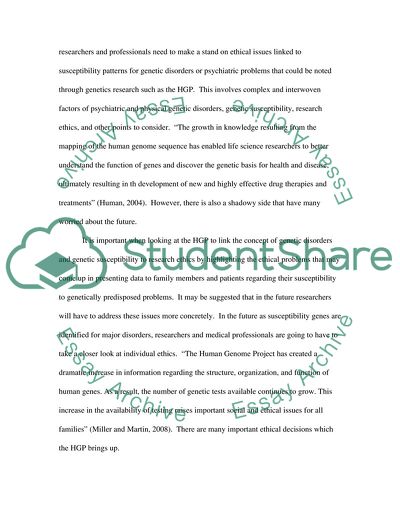 The Implications of the Human Genome Project