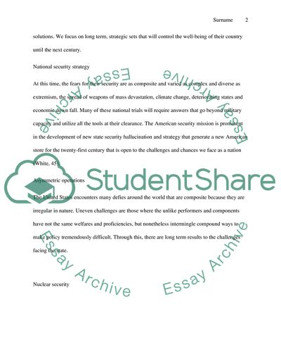 United States National Security