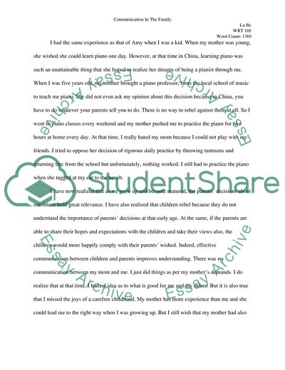 Effective Communication Between Parents and Children