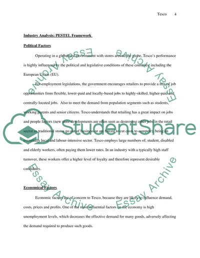 Tesco Marketing Strategic Analysis