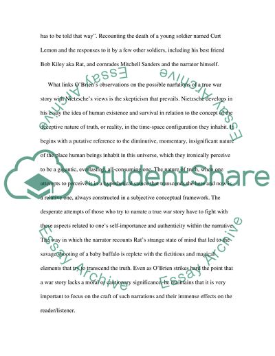 How to Tell a True War Story by OBrien, Tim