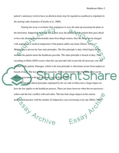 Healthcare Ethics Discussion Forum