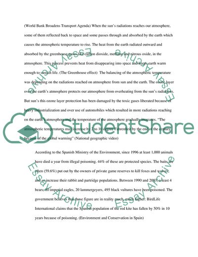 Environment, Crimes, and Diseases in Spain and Their Importance in the Context of Globalization