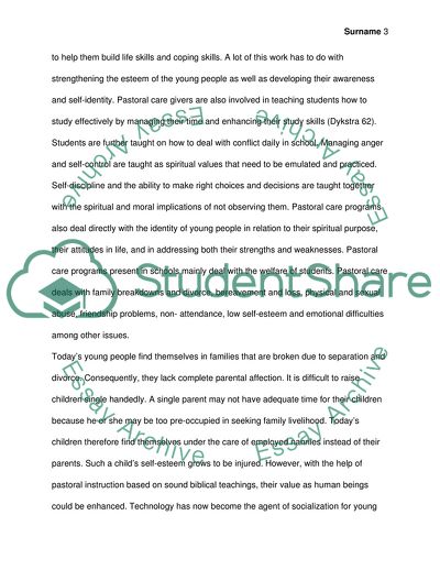 Nature and Importance of Pastoral Care in Schools