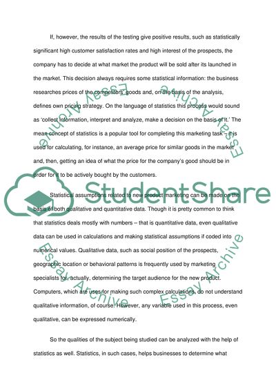 Statistics in any aspect of life