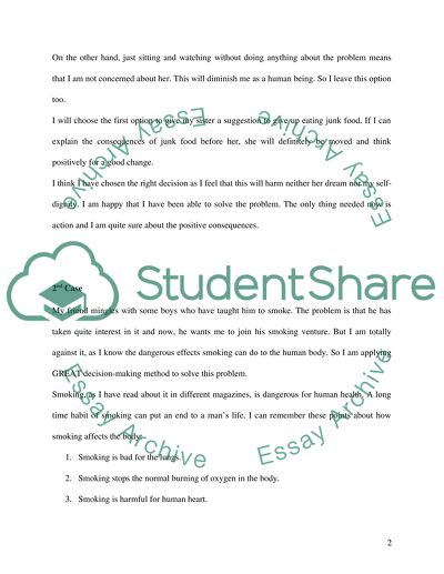 Considering Cases Regarding Eating Disorder and Smoking in Senior School Students