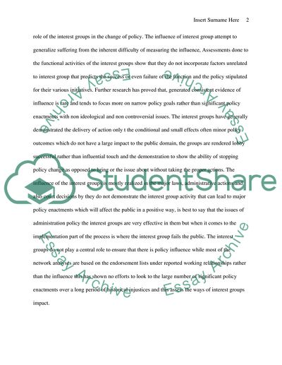 Networks of Working Relationships or Coalitions: Policy Change