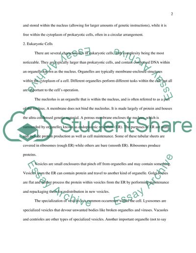 Cell Structure, Eukaryotic Cells, Active and Passive Transport