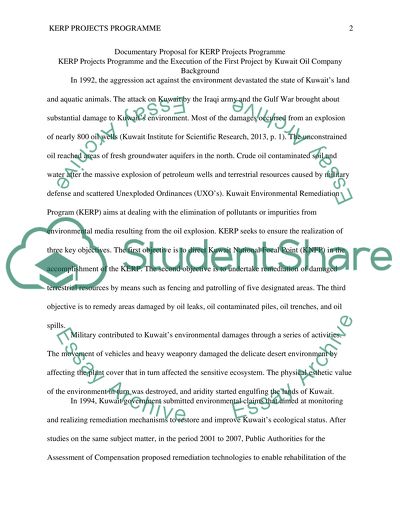 KERP Projects Program by Kuwait Oil Company