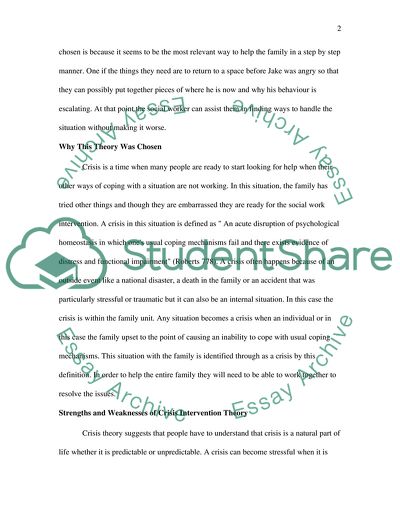 The Entire Situation in Families