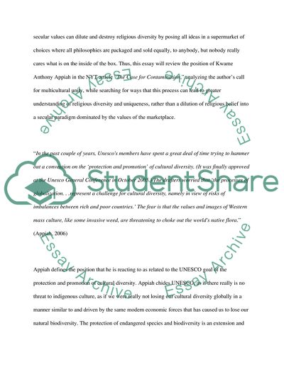 The Case for Contamination