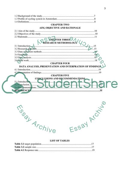 Cycling System in Amsterdam