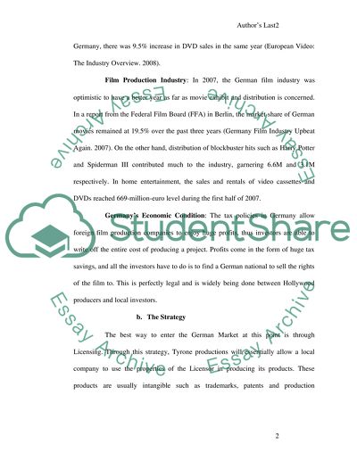 Market Entry Strategy from Ireland into the Germanic Cluster