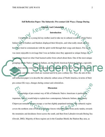 The Subarctic: Pre-contact Life Ways, Change During Contact, and Colonialism