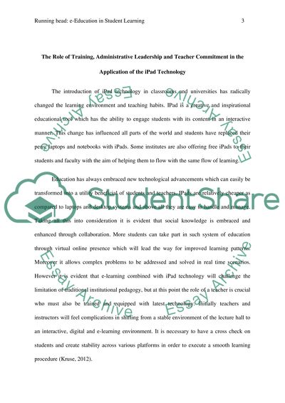 The Advantages and Disadvantages of e-Education in Student Learning