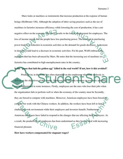 Marx and Wolffs Economic Visions