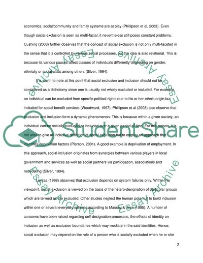 Social Inclusion Foundation Degree