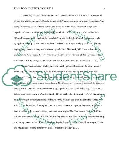 Central bankers rush to calm jittery markets