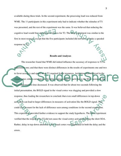 Working Memory Encoding Delays Top-Down Sensory Processing in the Extra Striate Cortex