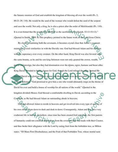 Comparison between First and Last Covenants of the Old Testament