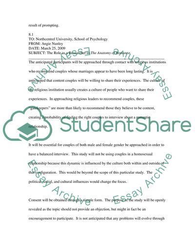 Establising Integrity and Anticipating Ethnical Challenges