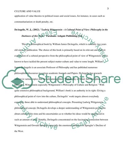 Literary Sources in Culture and Value