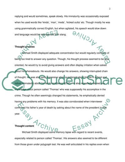 Mental Status Examination