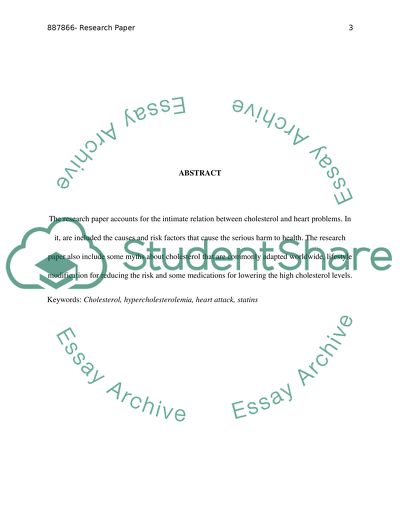 Cholesterol and cardiovascular disease