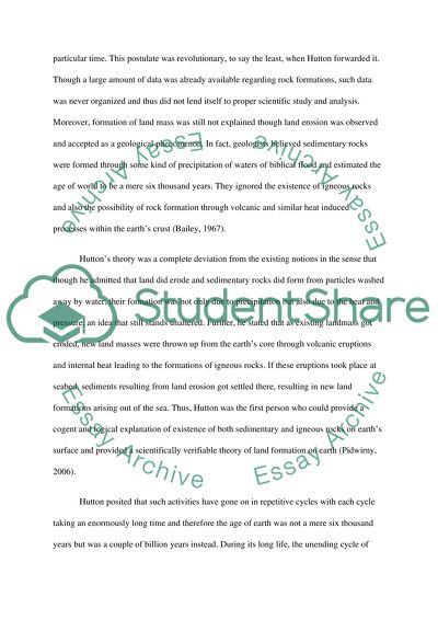 Uniformitarianism in a sentence picture