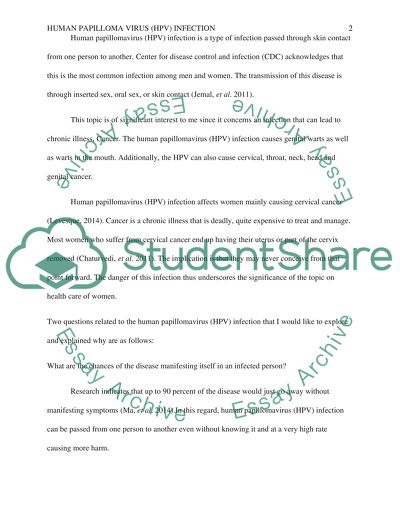 Human papillomavirus (HPV) infection
